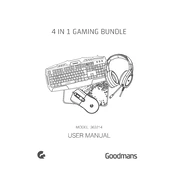 Goodmans B&M 4in1 PC Gaming Bundle 363214 manual cover