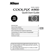 Nikon Coolpix A900 manual cover