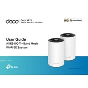 tp-link Deco XE75 manual cover