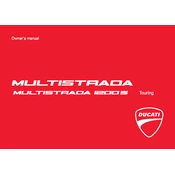 Ducati Multistrada 1200 S Touring 2014 manual cover