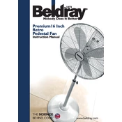 Beldray EH1114 Premium 16 Inch Retro Pedestal Fan manual cover