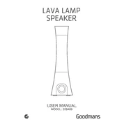 Goodmans B&M Bluetooth Lava Lamp Speaker 328469