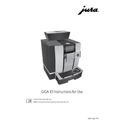 Jura Giga X3 Coffee Machine manual cover