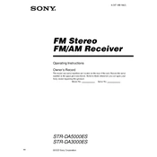 Sony STR-DA3000ES manual cover