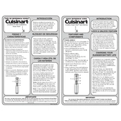 Cuisinart CSB-400CD manual cover