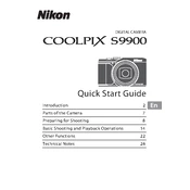 Nikon Coolpix S9900 manual cover