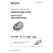 Sony HDR-SR5 manual cover