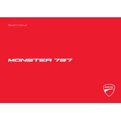 Ducati Monster 797 2020 manual cover