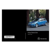 Mercedes-Benz B-Class 2016 manual cover