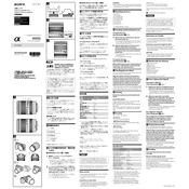 Sony SEL18200LE manual cover