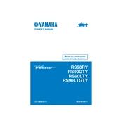 Yamaha RS90RY, RS90GTY, RS90LTY, RS90LTGTY 2009 RS Vector manual cover