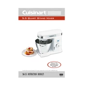 Cuisinart SM-55 manual cover