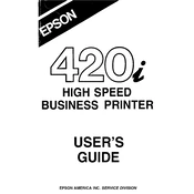 Epson 420i manual cover