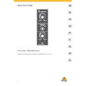 Behringer 911A Dual Trigger Delay manual cover