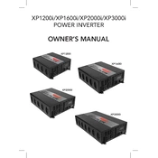 Whistler XP1200i Power Inverter manual cover