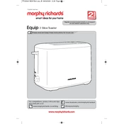 Morphy Richards 222067 Equip manual cover