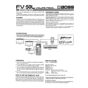 Boss FV-50L manual cover