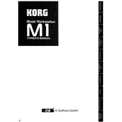 KORG KORG M1 manual cover