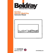 Beldray EH2206MOB Corsica Electric Wall Fire manual cover