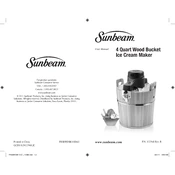 Sunbeam FRSBWDBK manual cover