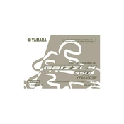 Yamaha YFM350TE Grizzly 350 2014 manual cover