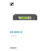 Sennheiser SR 2020-D manual cover