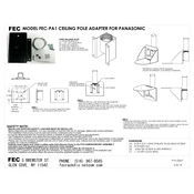 Panasonic FEC-PA1 manual cover