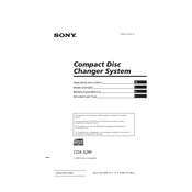 Sony CDX-52RF manual cover