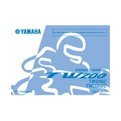 Yamaha TW200Z, TW200ZC TW200 2010 manual cover