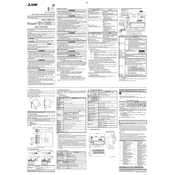 Mitsubishi Electric CL1Y4 R1B1 manual cover