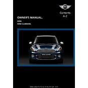 Mini Clubman 2014 manual cover