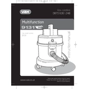 Vax 9131 manual cover