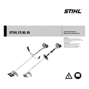 Stihl FS 80 FS 85 Stihl FS 80 FS 85 manual cover