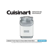 Cuisinart ICE-60W manual cover