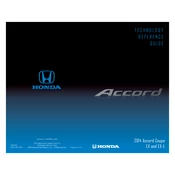 Honda Accord Coupe EX and EX-L 2014 Technology manual cover