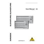 Behringer EURODESK SL2442FX-PRO manual cover