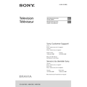 Sony KD-43X720E manual cover