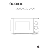 Goodmans B&M Gold Microwave Oven 334055 manual cover