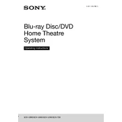 Sony BDV-E880 manual cover