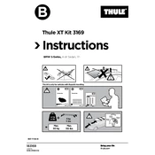 Thule XT 3169 manual cover