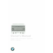 BMW 5 Series Radio and Information System 1997 manual cover