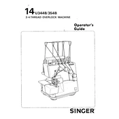 Singer 14U344B, 14U354B manual cover