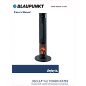 Blaupunkt B&M Oscillating Tower Heater 372593 manual cover