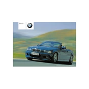 BMW M3 Convertible 3 Series 2002 manual cover