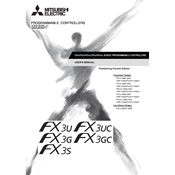 Mitsubishi Electric FX3S, FX3G, FX3GC, FX3U, FX3UC Series