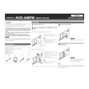 Denon ACD-AMFM manual cover