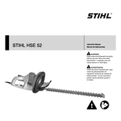 Stihl HSE 52 manual cover