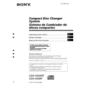 Sony CDX-454RF