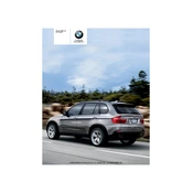 BMW X5 30i xDrive X5 Series 2009 manual cover