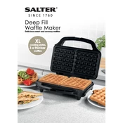 Salter EK2249 Deep Fill Waffle Maker manual cover